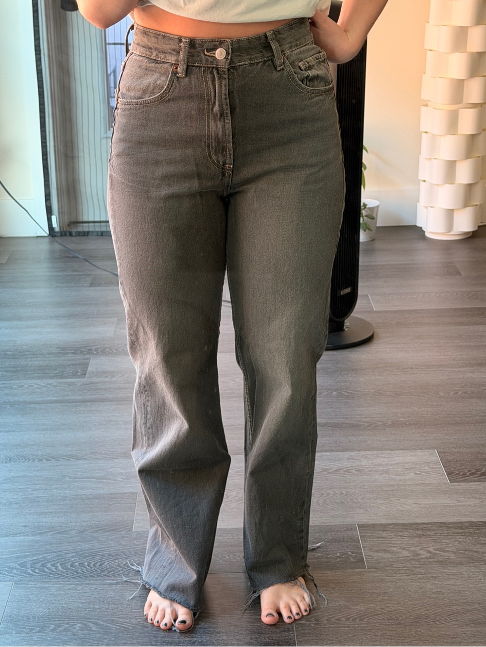 Zara Straight-Leg Jeans